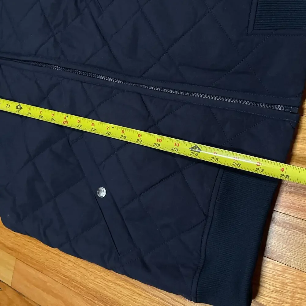 The North Face Cuchillo Vest Quilted Navy Blue Sherpa Lined Mens Medium Gorpcore